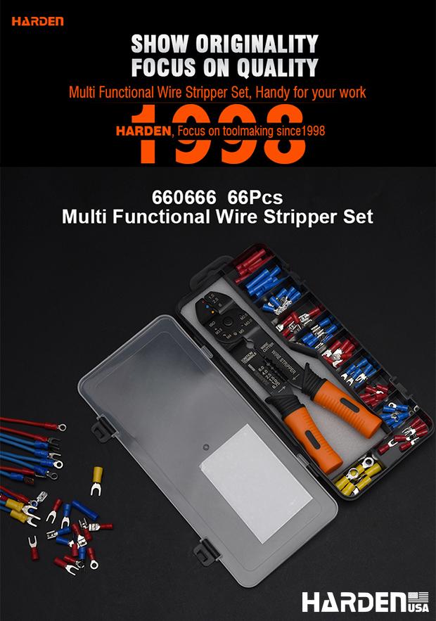 66Pcs Multi Functional Wire Stripper Set