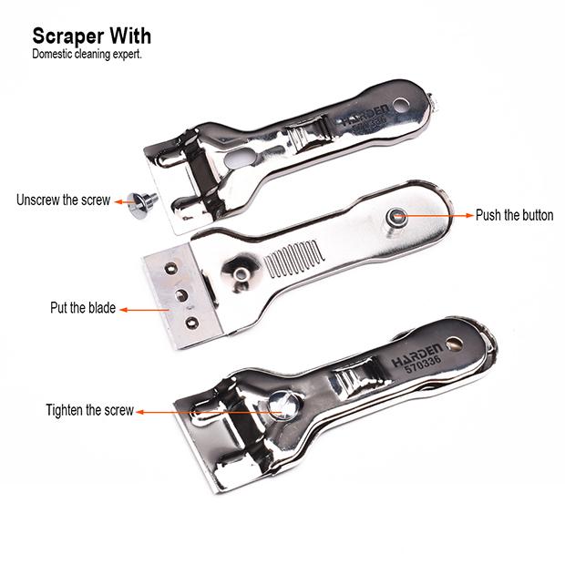 Scraper With 5Pcs Blade