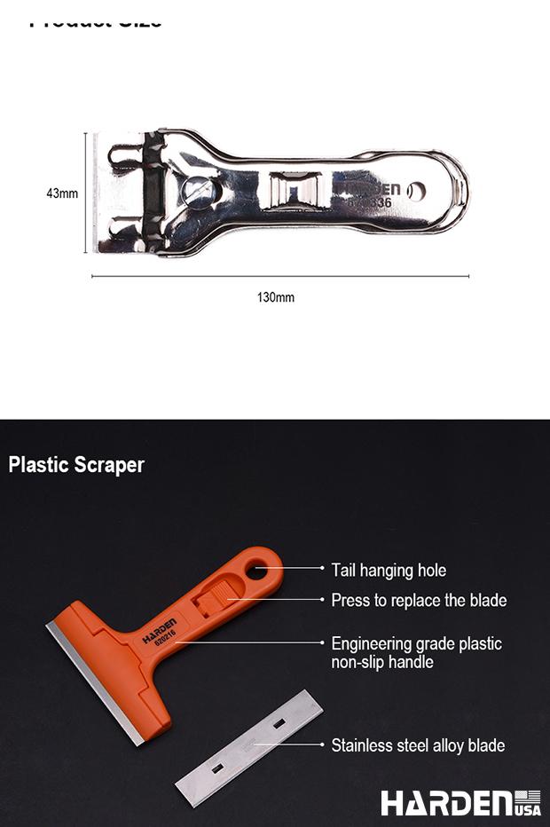 145X100mm Plastic Scraper