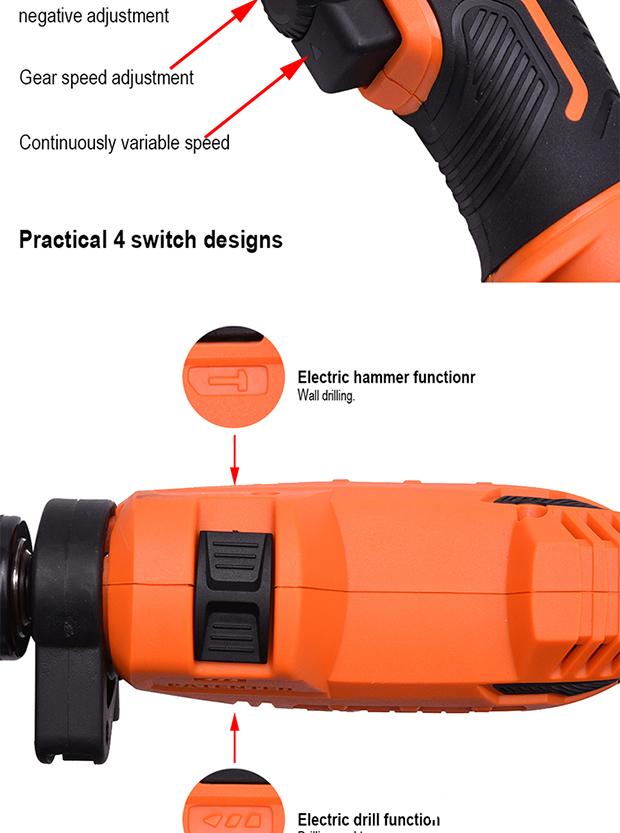 710W/110V Impact Drill
