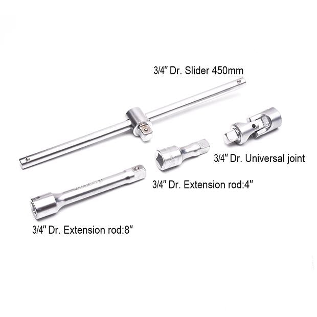 27Pcs 3/4" Dr.Socket Set