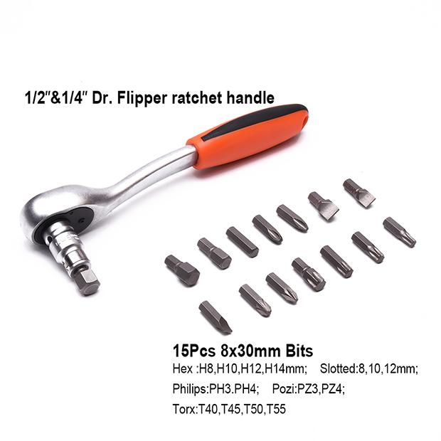 94 Pcs 1/2" & 1/4" Dr. Socket set