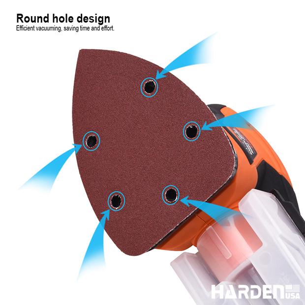 10Pcs Triangle Disc With Velcro