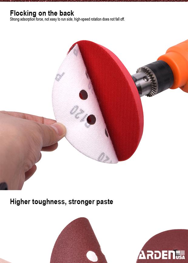 10 Pcs Flap Disc With Velcro