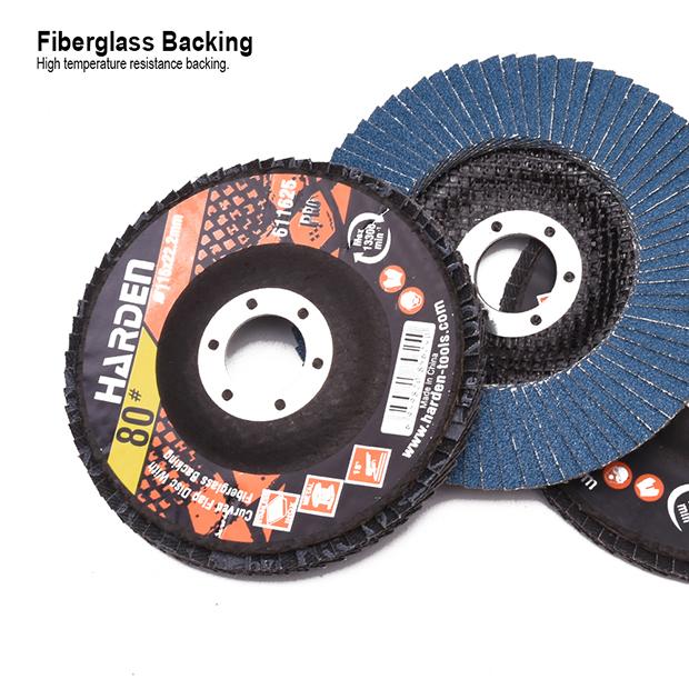 Flap Disc With Fiberglass Backing