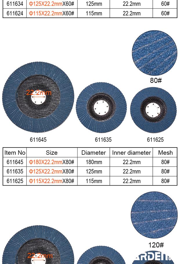 Flap Disc With Fiberglass Backing