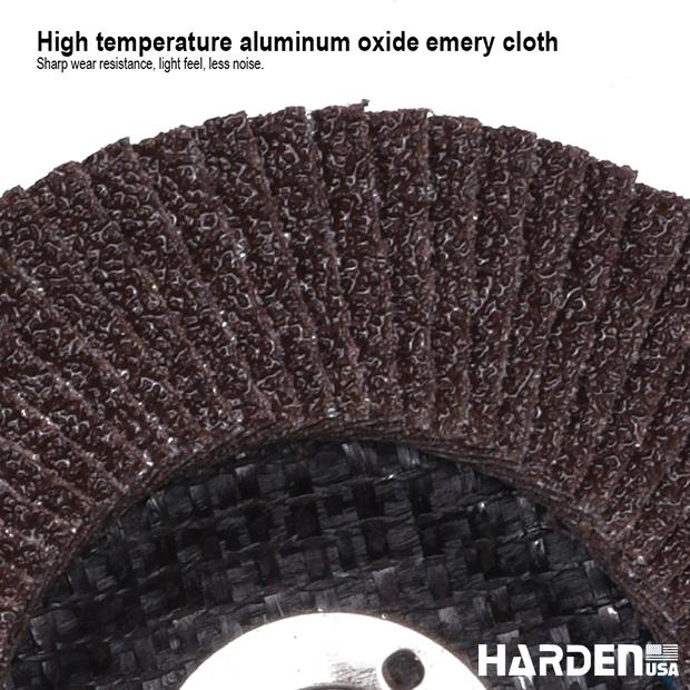 Curved Flap Disc With Fiberglass Backing