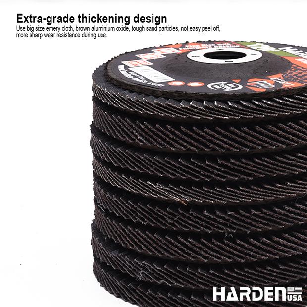 Curved Flap Disc With Fiberglass Backing
