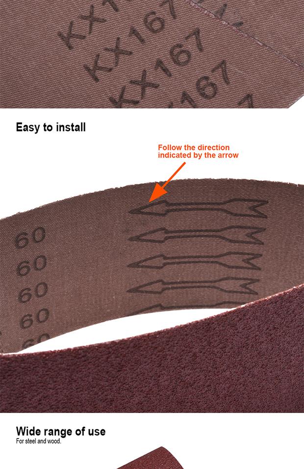 5Pcs Sanding Belt