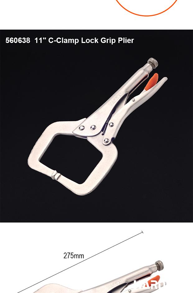 11" C-Clamp Lock Grip Plier