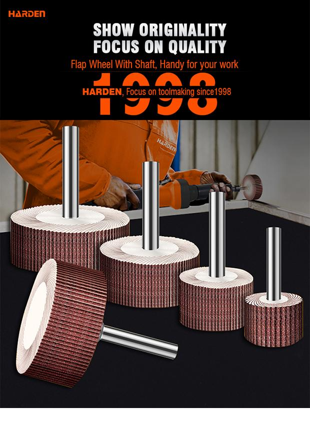 60 Mesh Flap wheel with shaft