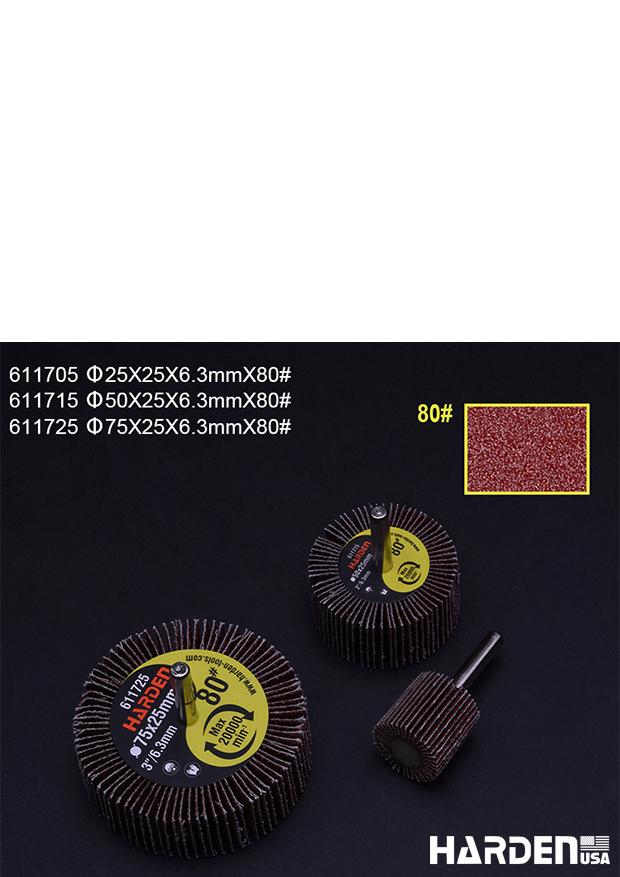 80 Mesh Flap wheel with shaft