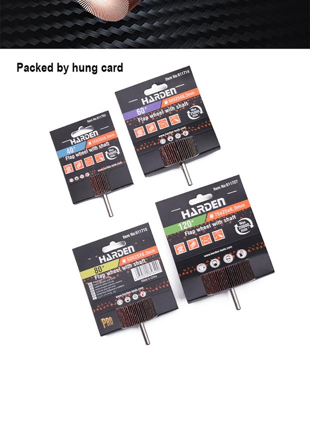 60 Mesh Flap wheel with shaft