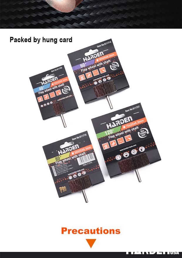 80 Mesh Flap wheel with shaft