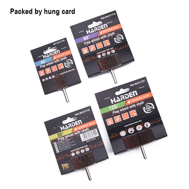 120 Mesh Flap wheel with shaft