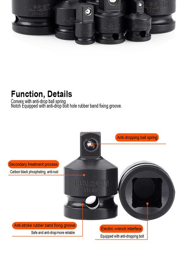 1/2"F x 3/8"M Impact Adaptor