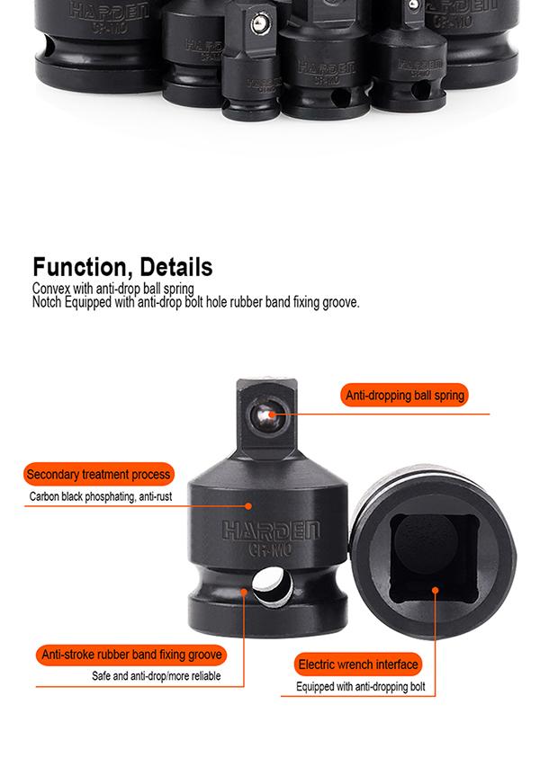 1/2"F X 3/4"M Impact Adaptor