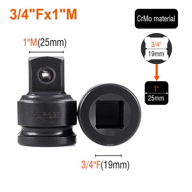 8Pcs 1/2" Impact Adaptor Set