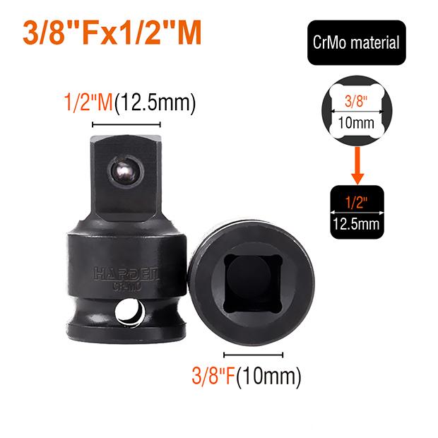 8Pcs 1/2" Impact Adaptor Set