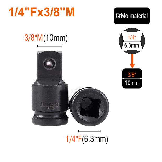 8Pcs 1/2" Impact Adaptor Set
