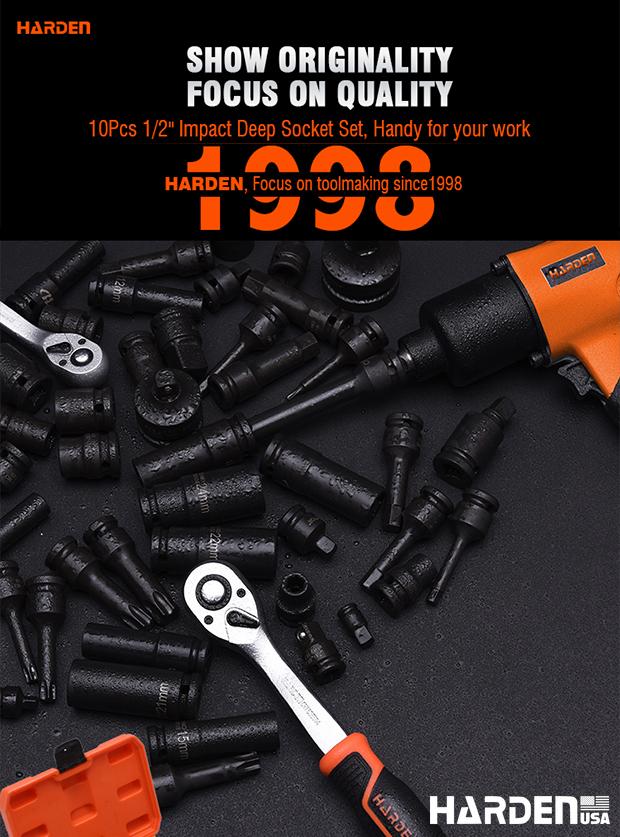 8Pcs 1/2" Impact Adaptor Set