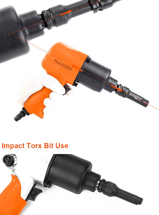 8Pcs 1/2" Impact Torx Bit Set