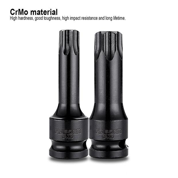 8Pcs 1/2" Impact Torx Bit Set