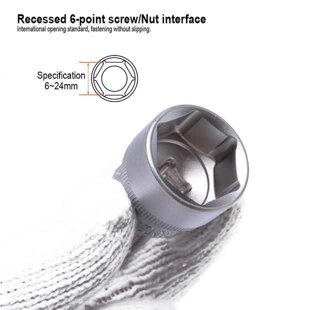 6-24mm 3/8" Hexagon Socket