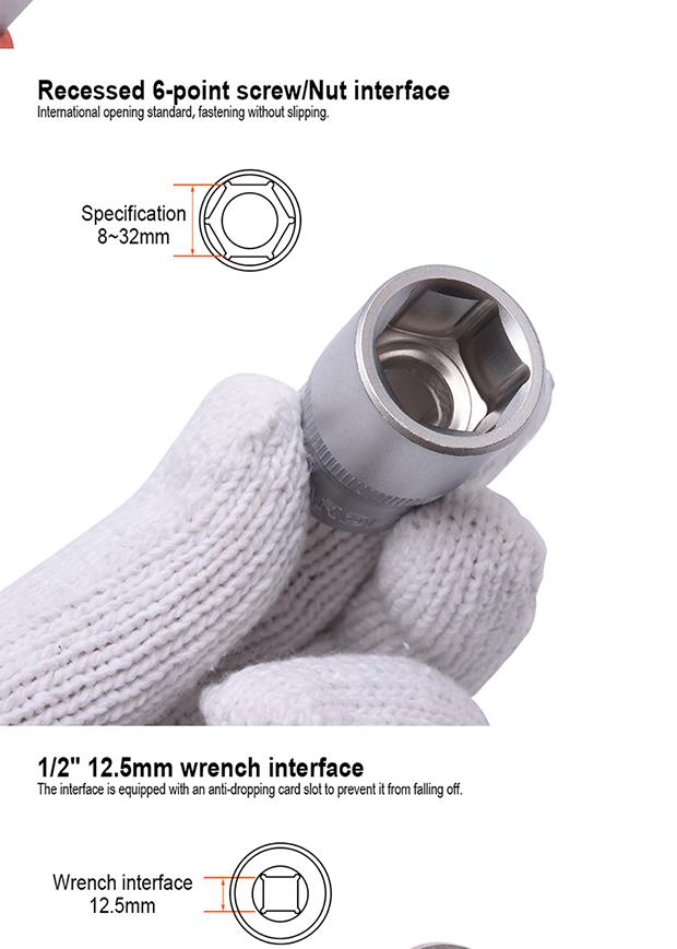 1/2" Hexagon Socket