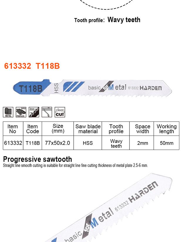 5Pcs Jig Saw Blade Set