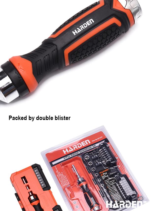 47Pcs Ratchet Screwdriver Set