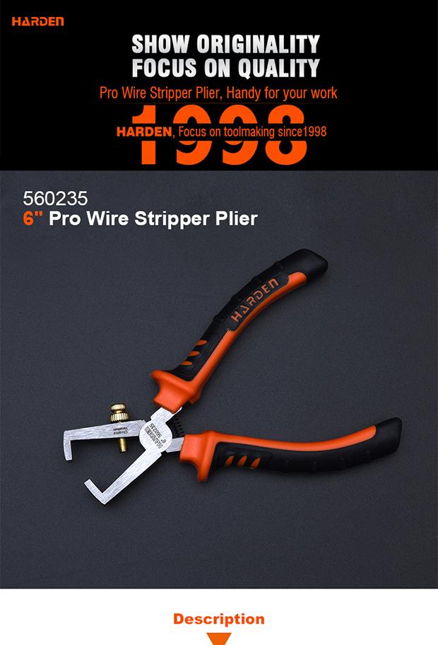 6" Pro Wire Stripper Plier