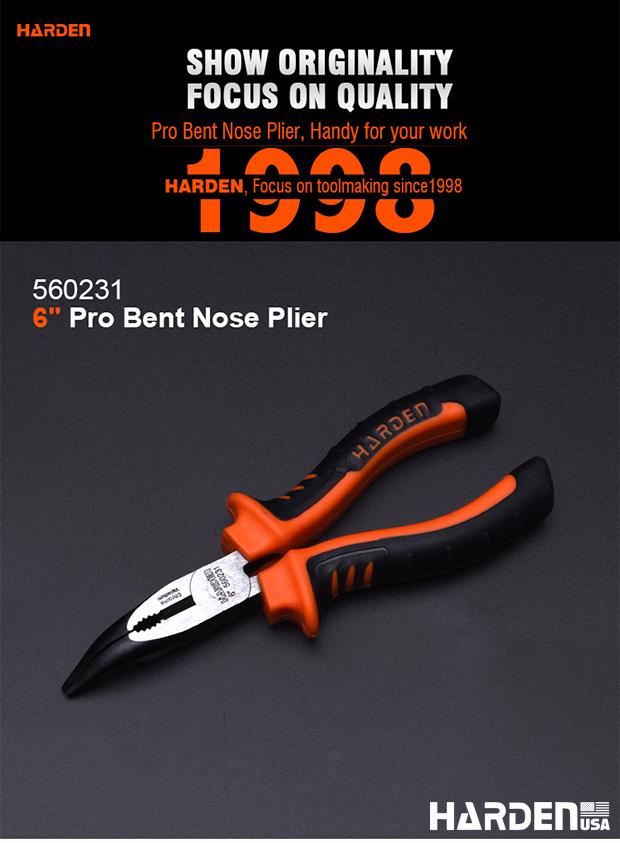 6" Pro Bent Nose Plier