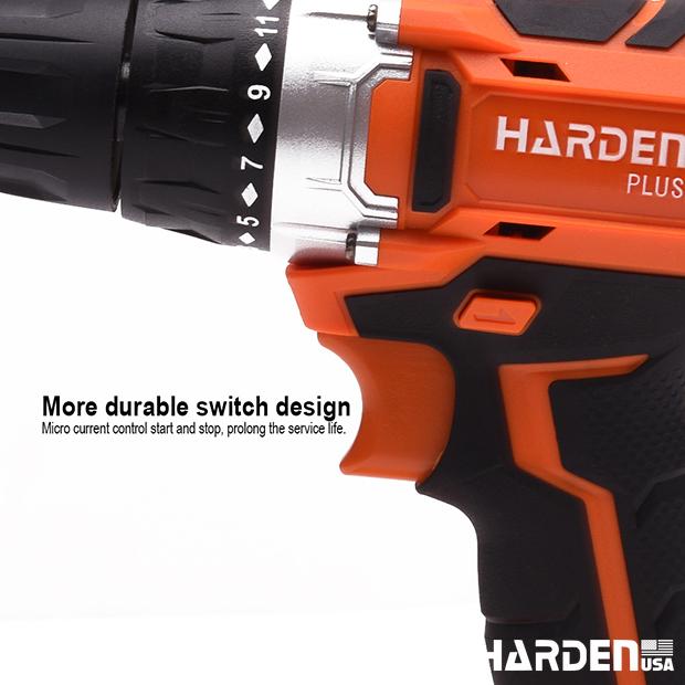 20V Cordless Drill (with 2pcs batteries and nylon bag）