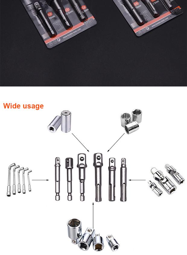 3Pcs Hex Adaptor