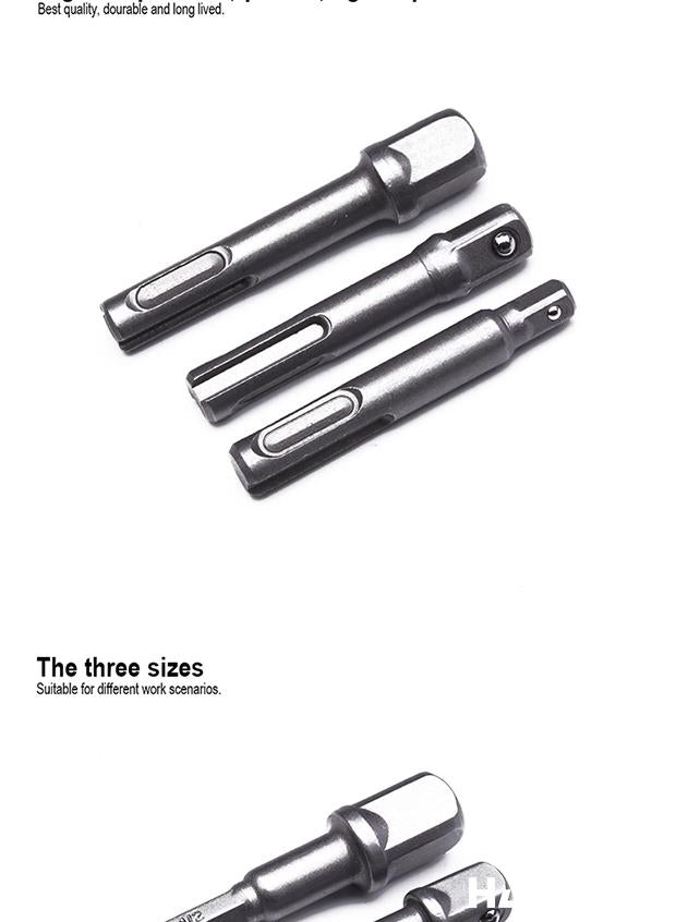 3Pcs SDS-PLUS Adaptor