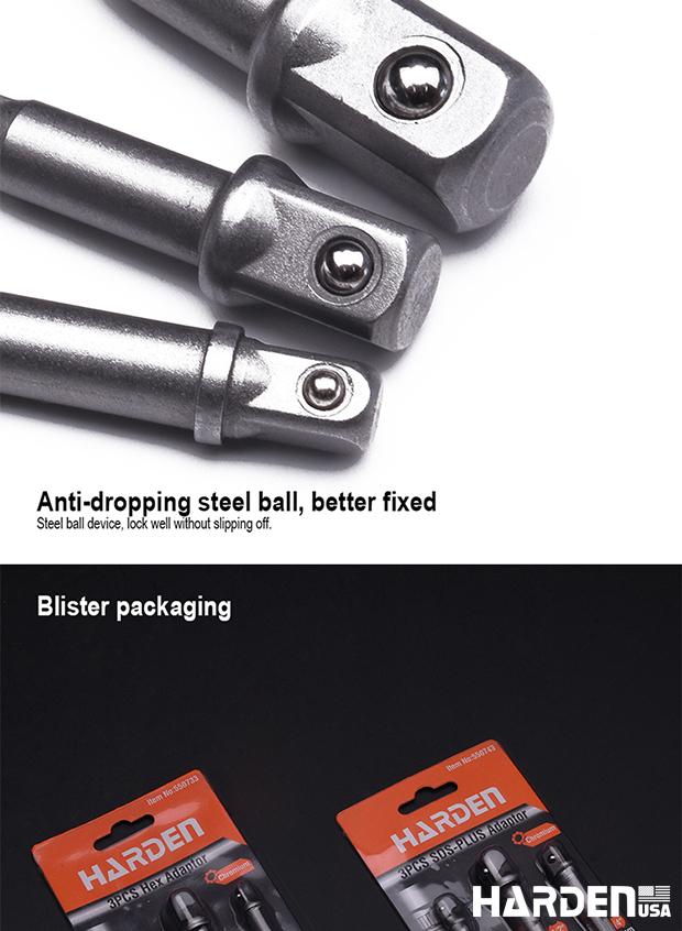 3Pcs SDS-PLUS Adaptor