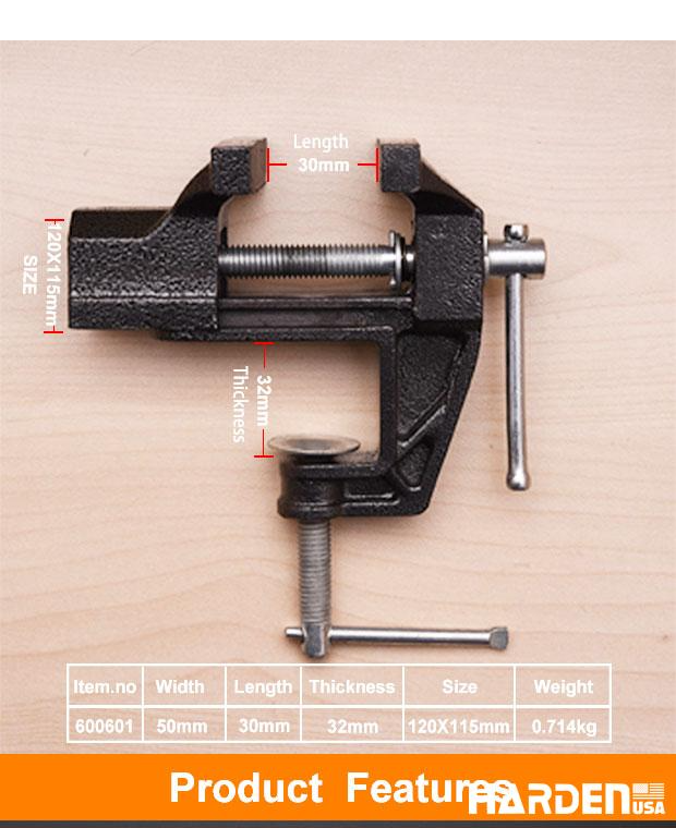 50mm Mini Bench Vice