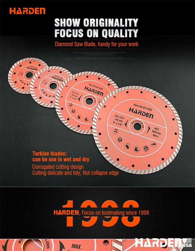 Diamond turbo blade