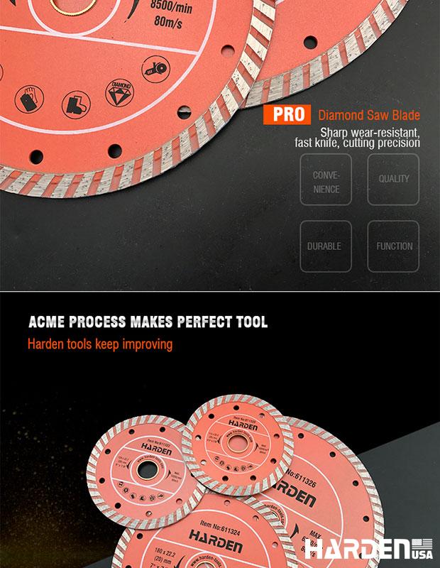 Diamond turbo blade
