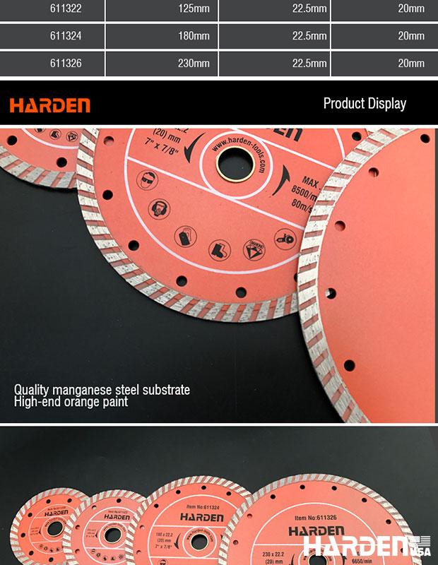 Diamond turbo blade
