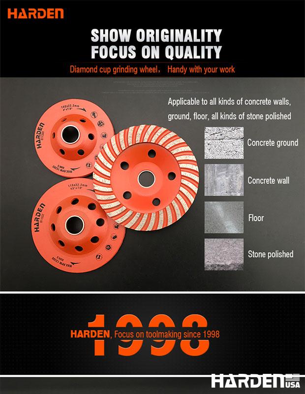 Diamond turbo grinding wheel