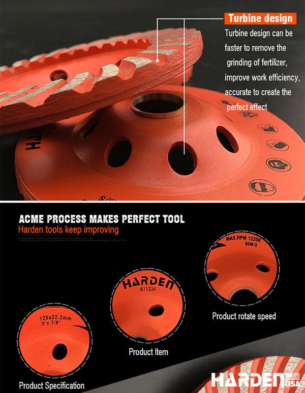 Diamond turbo grinding wheel