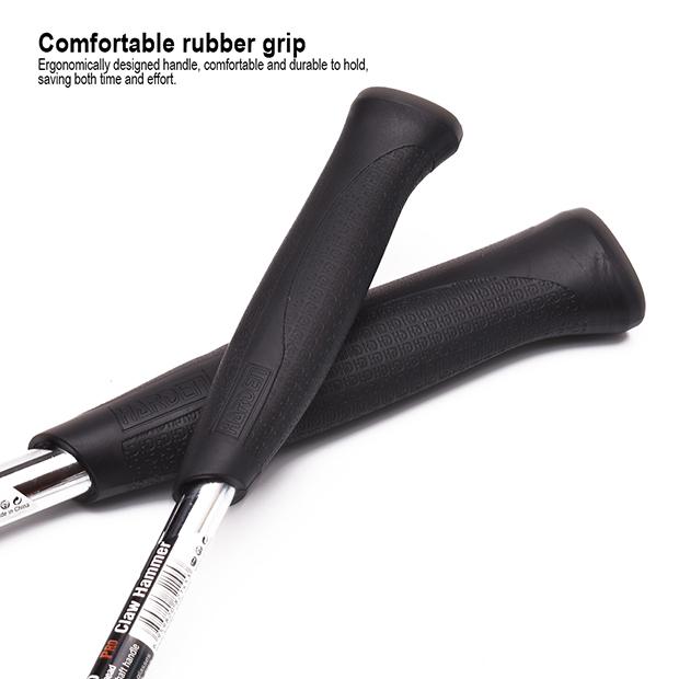 450g/16oz Straight Claw Hammer with Tubular Handle