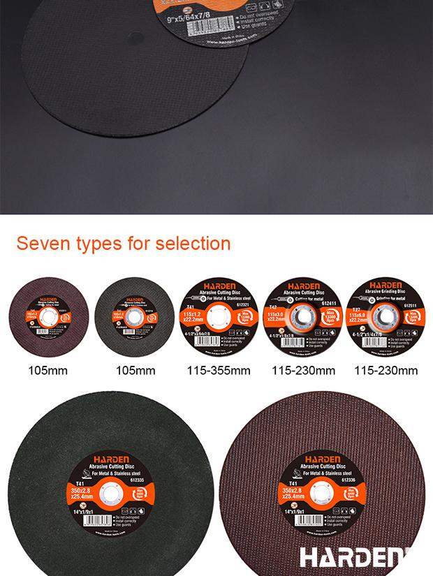 350x2.8x25.4MM Abrasive Cutting Disc