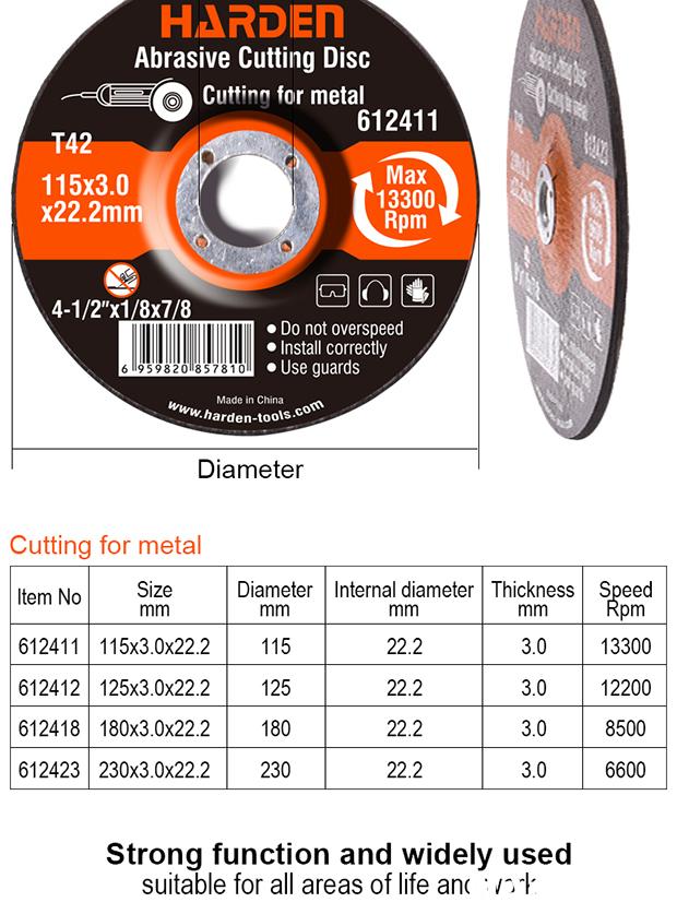 Abrasive Cutting Disc (T42)
