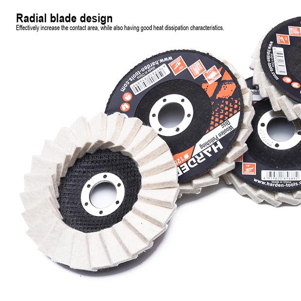 Woolen Flap DsicWith Fiberglass Base