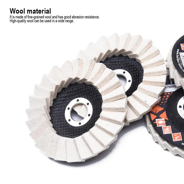 Woolen Flap DsicWith Fiberglass Base