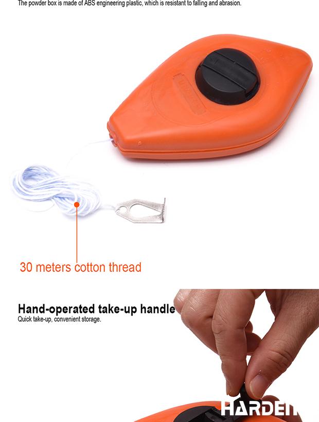 3Pcs Chalk Line Reel Set