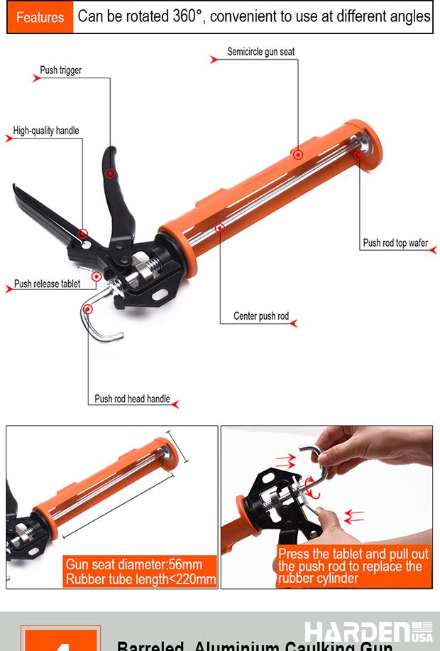 15'' Aluminium Caulking Gun